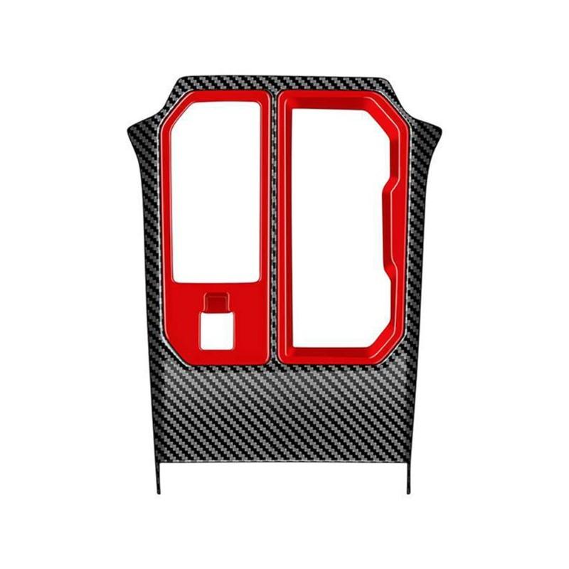 Car Interior Accessories For Toyota RAV4 2026 Gear Shift Panel Frame Trim Sticker Car Gear Shift Panel Carbon Fiber Pattern