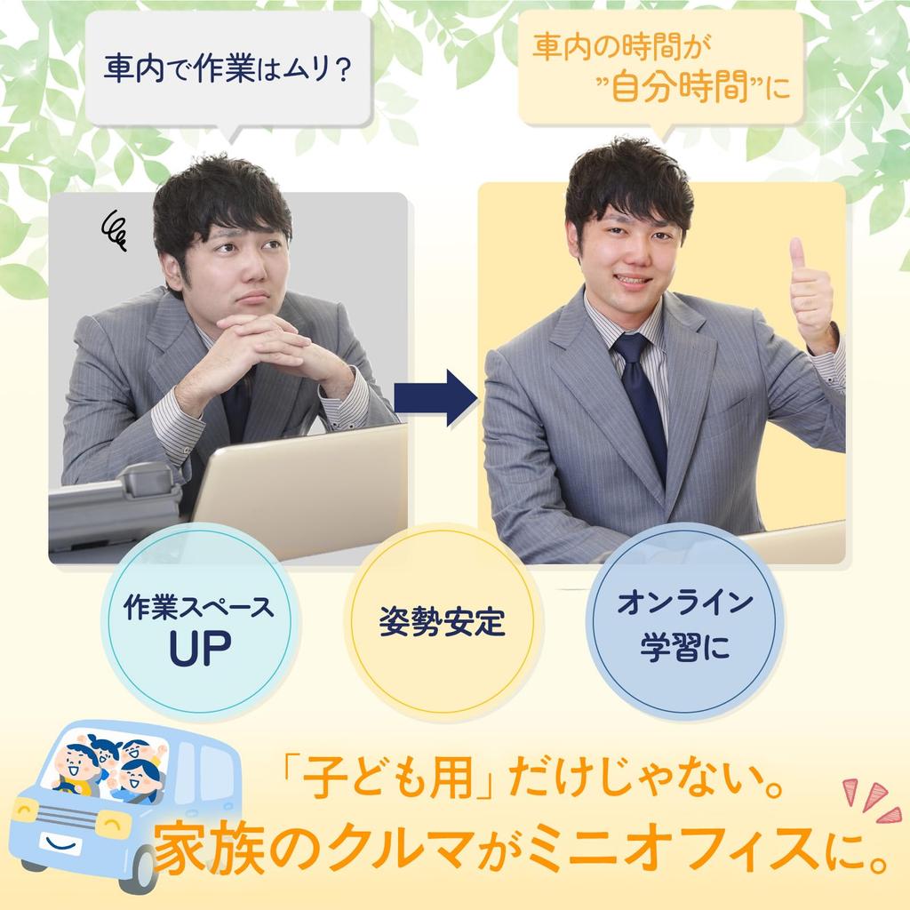 Solitola Autositz-Rückenlehne Sehr Ohne Werkzeug Perfekt zum Zeigen von YouTube-Videos Tisch, Stabil, Geräumig, Erforderlich,