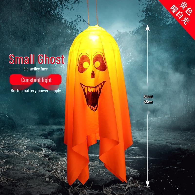 Halloween LED Ghost String Lights - Horror Atmosphere Decor