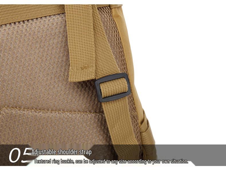 Large Capacity Camouflage Camping Backpack for Military and Outdoor Sports - 3P Rucksack