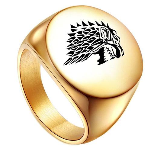 Fashion Tetragrammaton Viking Rings For Man Wahyeh Magical Blessed Pentagram of Solomon Amulet Stainless Steel Punk Male Ring