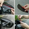 2Pcs Universal Carbon Fiber Car Rearview Mirror Rain Eyebrow Rain Shield Rearview Snow Sun Visor Rain Cover Car Accessories