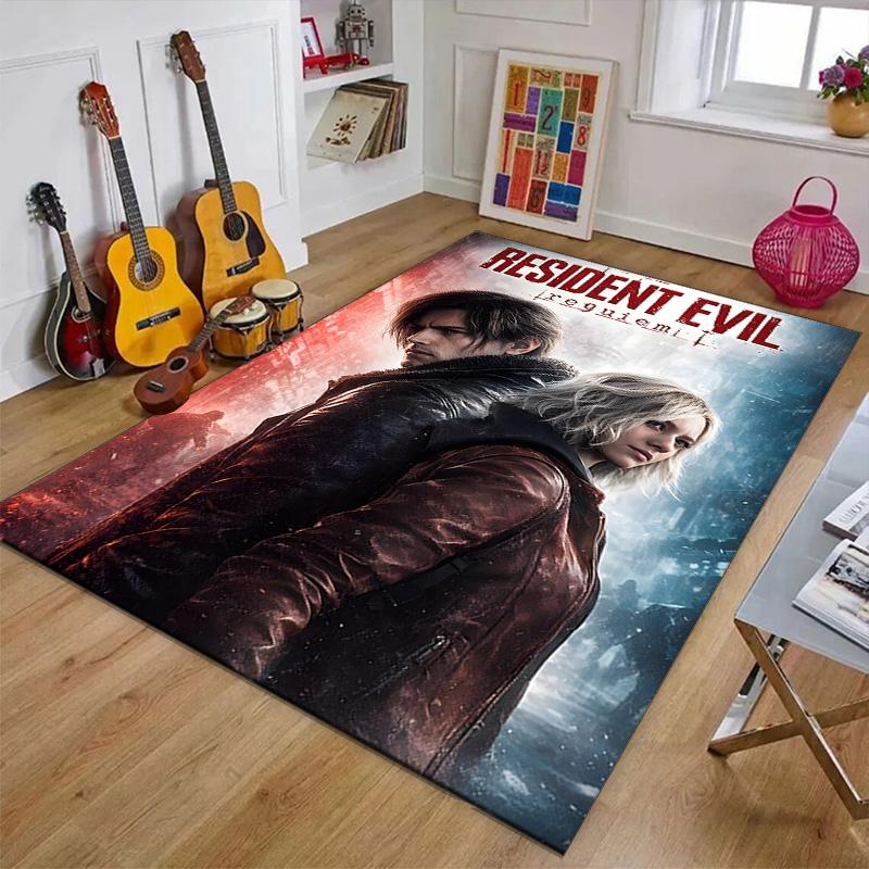 Resident Evil Printed Area Rug Carpet for Bedroom Living Room Home Decor Rugs Mat Non Slip Mat Rug for Bedside