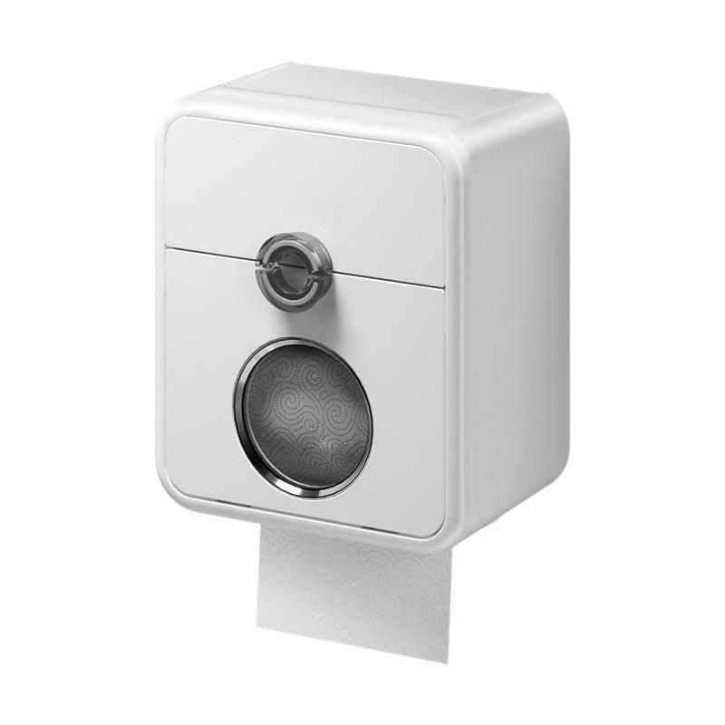 CHole-free Waterproof Wall-mounted Tissue Dispenser for Bathrooms