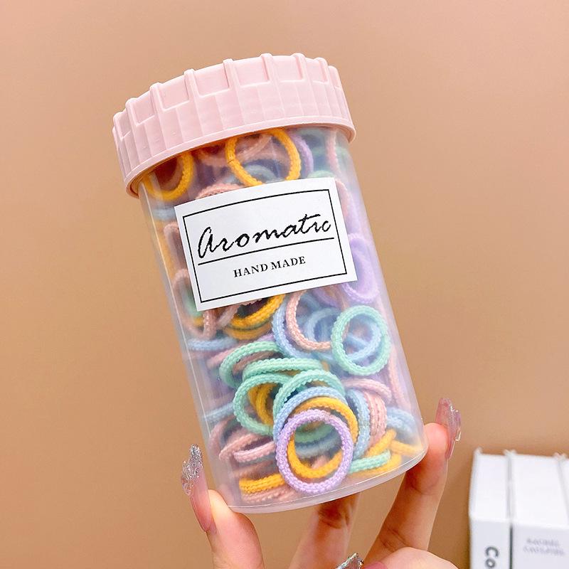 Colorful Baby Hair Ties: Safe, Non-Damaging Rubber Bands for Small Pigtails and Infant Hair Accessories.