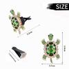 1pc Crystal shiny cute Turtle Air Outlet Decorations Car Air Conditioner Air Vent Personalized Interior Decoration Accessories