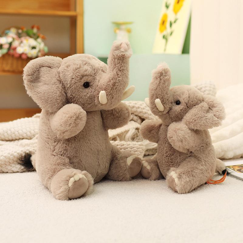 

Soft Elephant Plush Toy - Adorable Baby Doll Gift for Birthdays 25cm 0.16kg