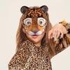 Cartoon Animal Masks For Children Elastic Adjustable Strap EVA Theater Costume Party Accessories Safe Halloween Celebration