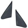 2pcs Left Right Front Rearview Mirror Molding Triangle Trim Cover For Cruze