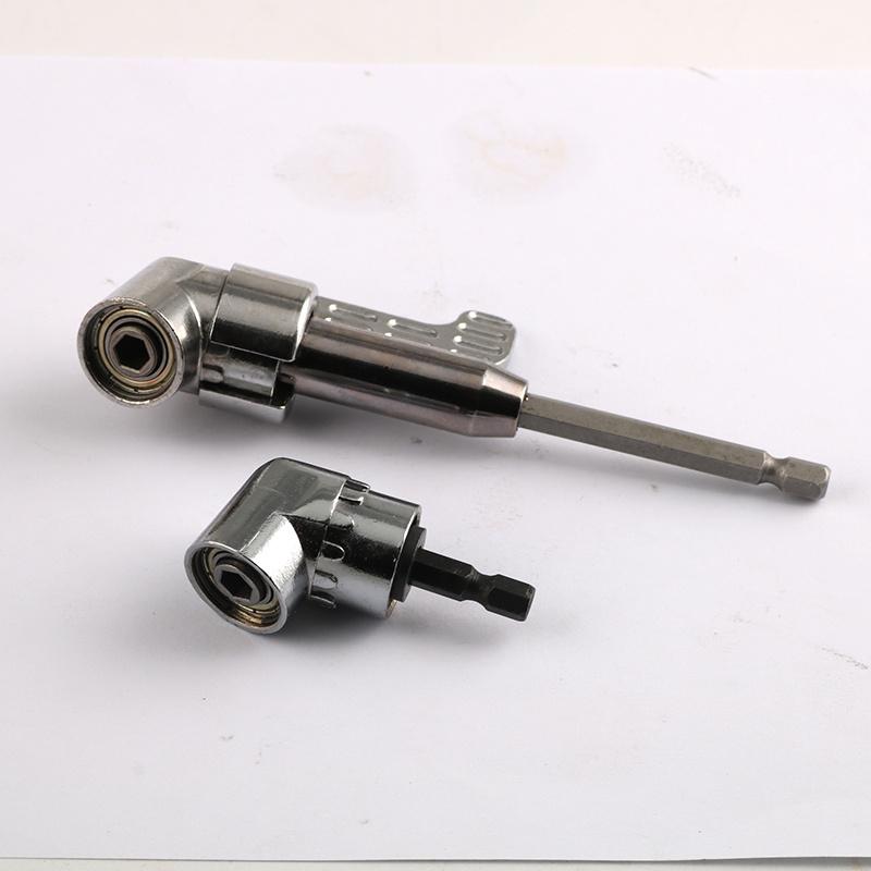 1pc Right Angle Drill 105 Degree Right Angle Driver Angle Extension Power Screwdriver Drill Attachment 1/4inch Hex Bit Drill Bit