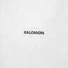 SALOMON Uni Blast Series Cool Sensation Letter Round Neck Pullover Short Sleeve T-Shirt Unisex T-Shirts White C28084