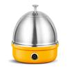 Full Stainless Steel Electric Egg Cooker With Auto Shut Off  Up To 7 Eggs, For Soft, Medium, Hard Boiled, Poached, Custard
