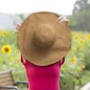 Large Sun Straw Foldable Beach Hat Sun Hat Women's Summer Korean Style Vacation Travel Seaside Sun Hat
