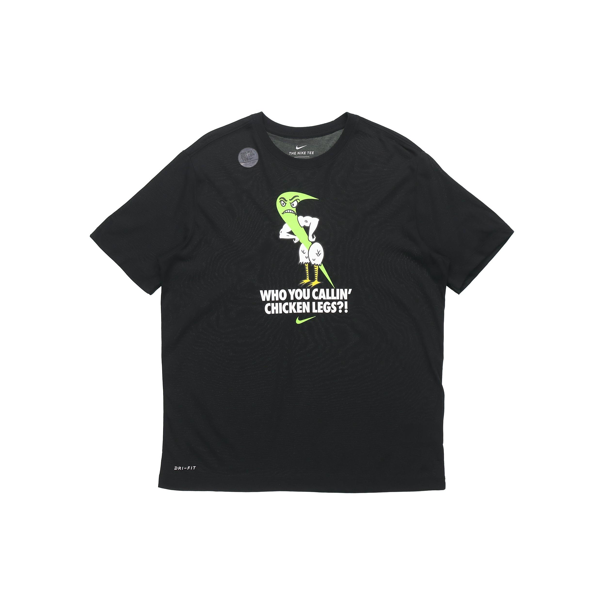 Nike Dri-FIT Logo Printing Quick-dry Sports Male Black Men s DA1797-010 M
