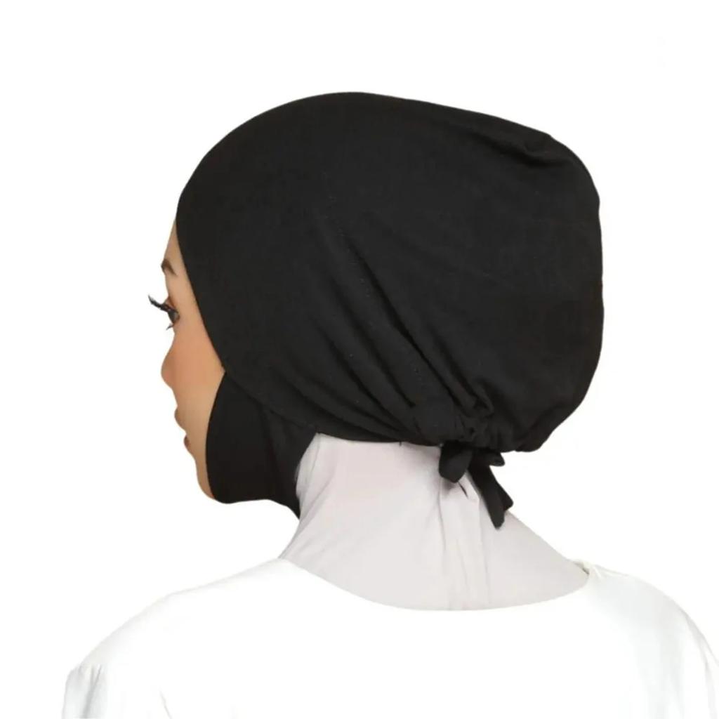 Muslim Inner Cap Hijab For Women Solid Underscarf Hijab Undercap Scarf Turban Hat Islamic Hijabs Ready To Wear Headcover
