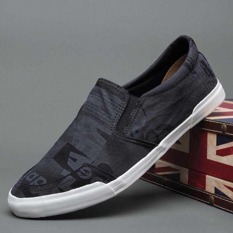 Baoda 2025 Herren Canvas Slip-On Schuhe - Frühling/Sommer Atmungsaktive Lässige Fahr-Loafer