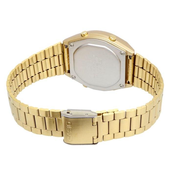 Casio Digital Watch Vintage Series B640WGG-9 Unisex Gold Glitter Face - Gold Glitter Face B640WGG-9