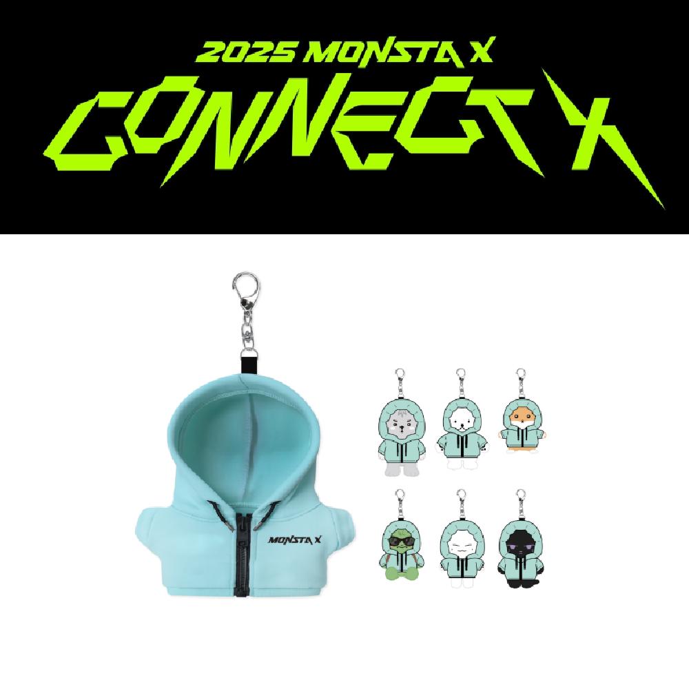 

Предзаказ 2025 MONSTA X CONNECT X Официальный мерч Худи Брелок