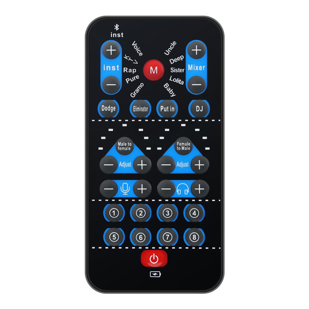 Voice Changer Device Multi Languages Karaoke Function Universal Portable Sound Changer Card Fine Tuning for Live Direct Seeding