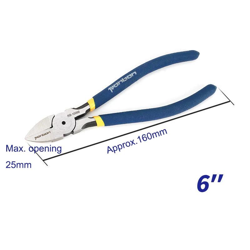 5 Inch OR 6 Inch Professional Cutting Pliers Wire Stripping Tool Side Cutter Cable Burrs Nipper Electricians DIY Repair Tools