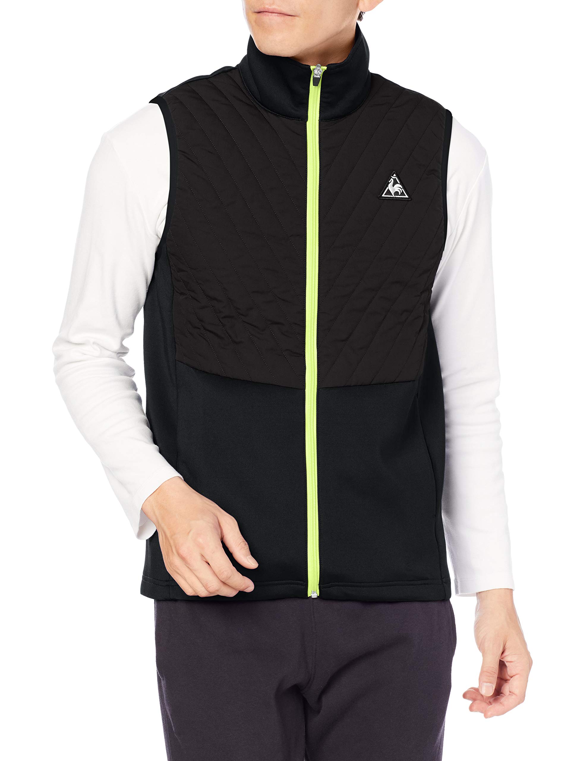 

Le Coq Sportif Insulated Size S Men s Vest, Black, (Japanese Size) чёрный
