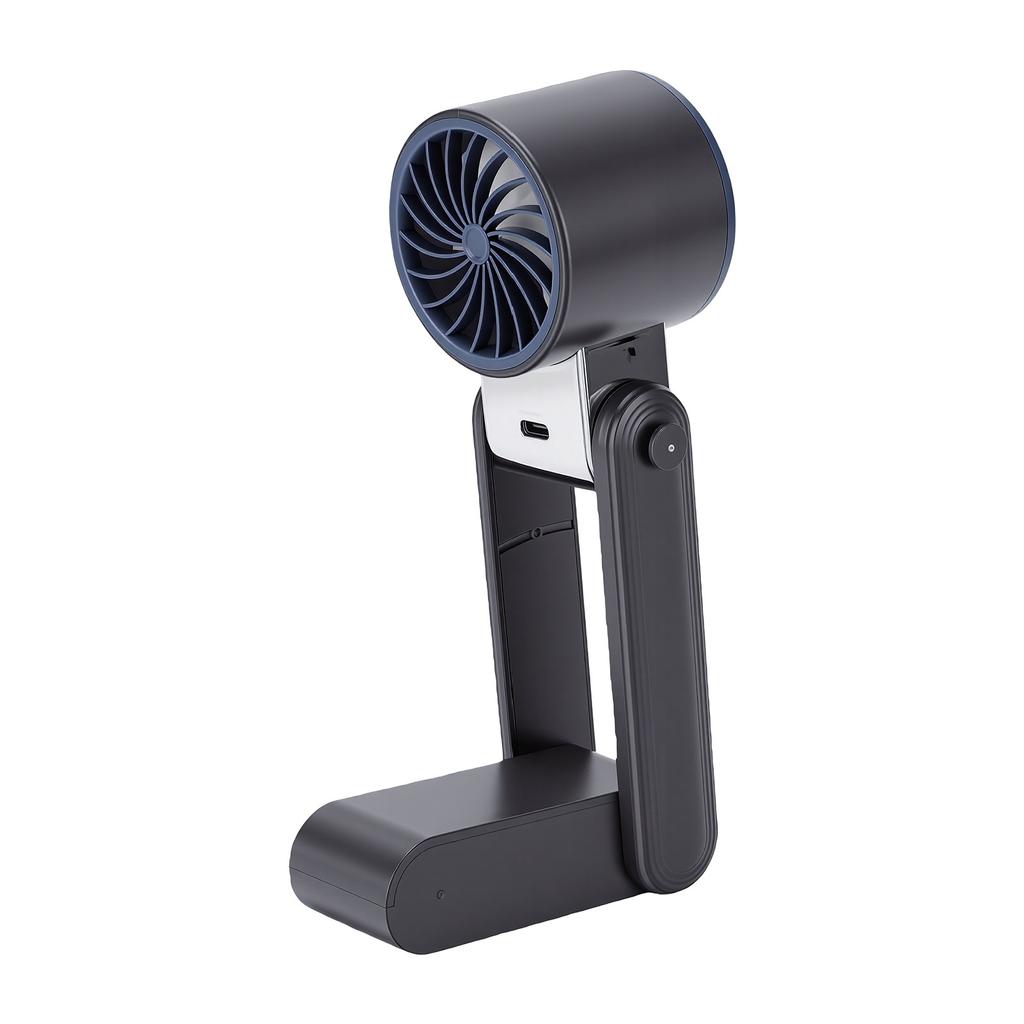 Portable Foldable Fan with Ice Cooling 199 Speed Adjustable Handheld Fan 3000mAh Rechargeable Personal Fan with Digital