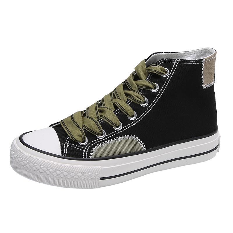 Women's Canvas Shoes Street Fashion Flat Canvas Shoes Student Daily Casual Shoes