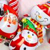Snowman ChristmasTree Santa Claus Air Balloons Cartoon Balloons Christmas Decorations Aluminum Foil