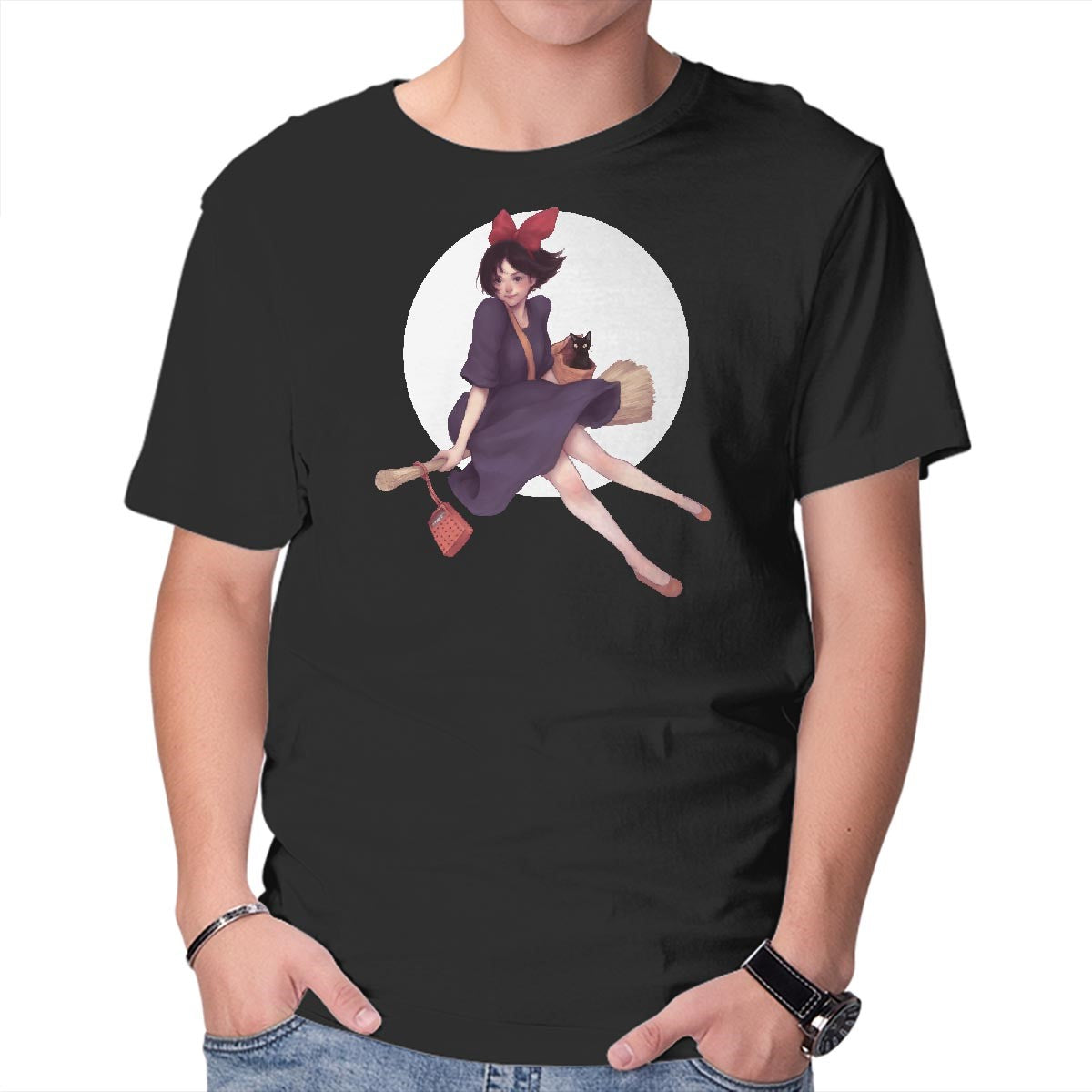 Unisex Crew Neck T-Shirt Magical Delivery Graphic Short Sleeve Casual Tee S