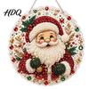 Celebration Party Supplies Christmas Acrylic Tree Hanging Ornament Faux Pearl Art DIY Painting Holiday Suncatcher 20cm Glowing Window Decor for Home
