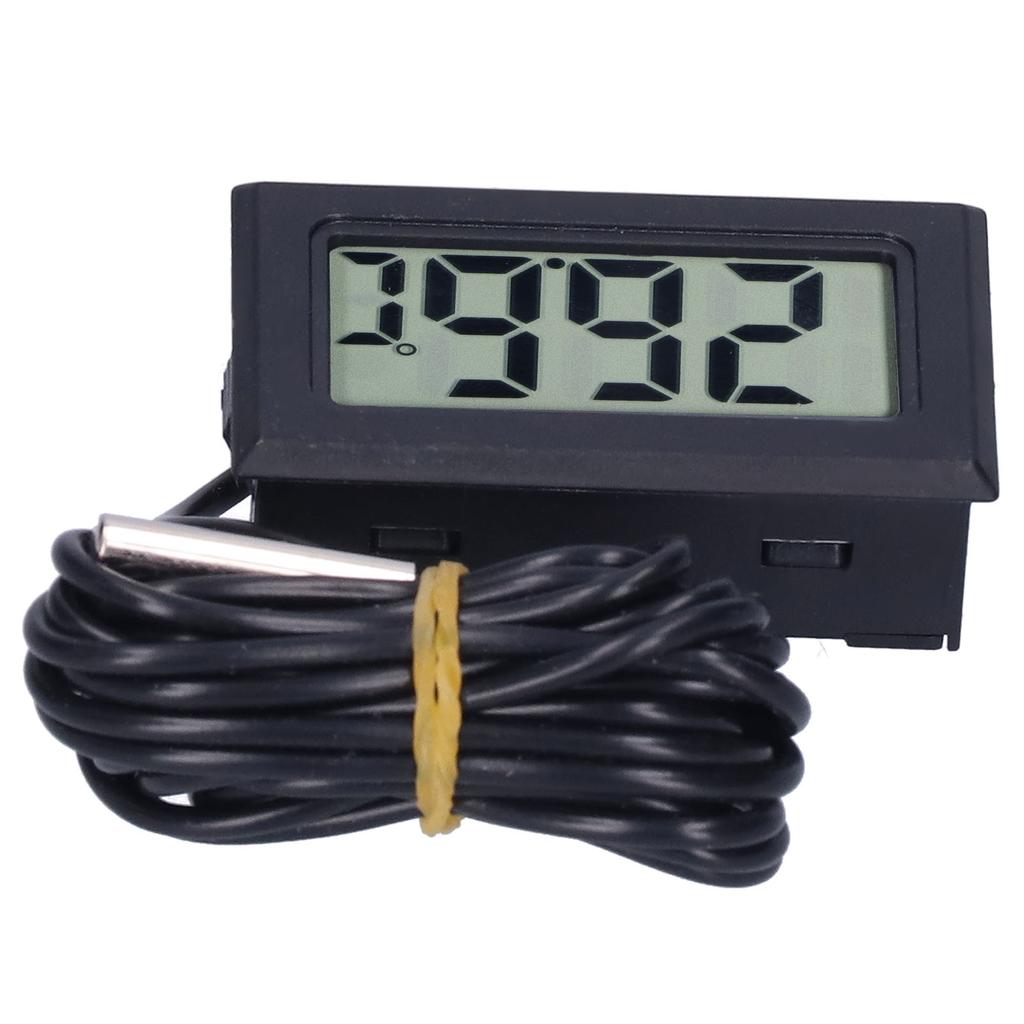 Digital Thermometer   LCD Wired Electronic Temperature Measurement Instrument FY13001