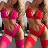 Trendy Unisex Panties Bra Sleepwear Lace Sexy Babydoll G-string Set Women Underwear Lingerie