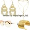 1970-tals Discofest Kostymtillbehör: Dollar Glasögon, Ring, Halsband, Tiotal Rekvisita.