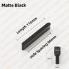 NAIERDI American Style Black Cabinet Handles Aluminum Alloy  Long Furniture Handle Kitchen Cupboard Pulls Drawer Knobs Hardware