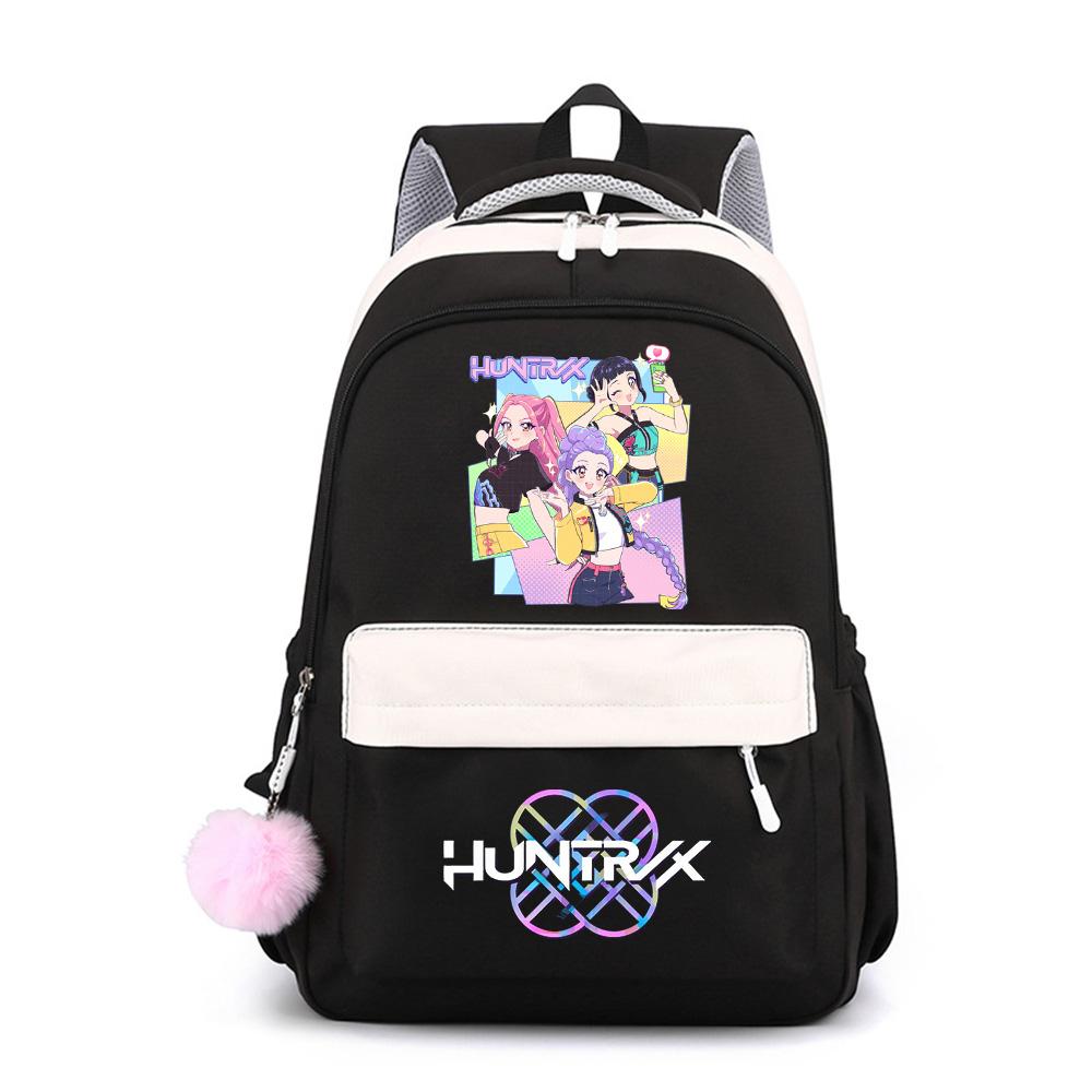 Anime Cute K-Pop Printed Large Capacity Waterproof Backpack for Teenger Student Girl Boy Schoolbag Bookbag Kid Gift Women Travel Bag Mochila