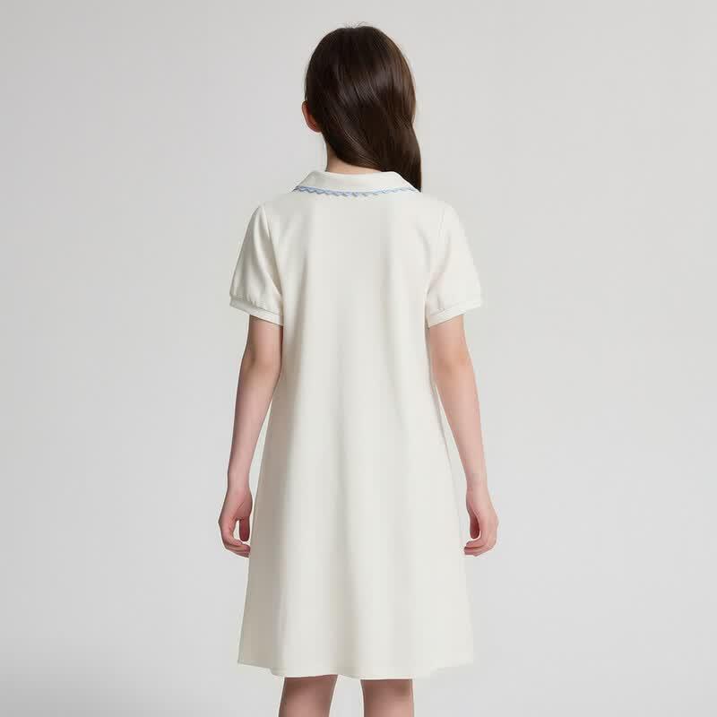 Deesha Girls' Academy Style Polo Dress