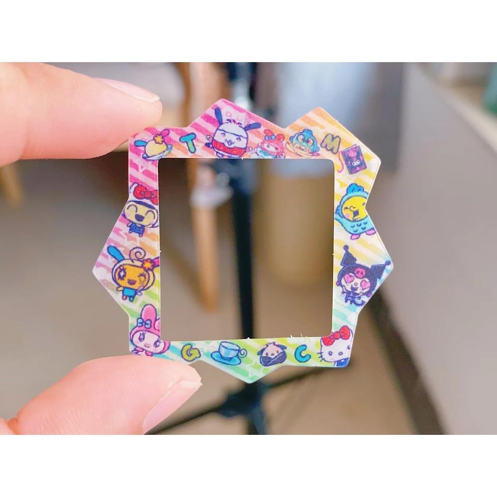 IN STOCK Cannot Be Past Dynamic Lenticular Tamagotchi Paradise Cartoon Characters Diy Handmade Panel Paper And Backboard Paper