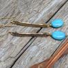 Vintage Ronde Inleg Groene Steen Oorbellen Geometrische Creativiteit Gouden Kleur Hangende Oorbellen voor Vrouwen Sieraden