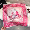 Fashion Square Fashion Foreign Style Small Silk Scarf Women'S Headband Decorative Scarf Dual-Purpose Small Square Scarf New Scarf