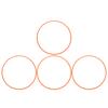 4 Pcs 20 Inch Wheel Rim Protector Orange Full Protection Self Adhesive Scratch Resistant Decorative Wheel Rim Ring