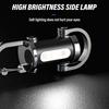 Mini Multi-functional Bright Rechargeable LED Flashlight Keychain Portable Waterproof Camping Pocket Lamp Keyring Hanging Light