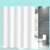 Soft Microfiber Fabric Shower Liner Thick Shower Curtain For Hotel And Home Use