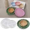 Eye Shadow Makeup Section Round Palette Tray Mould Resin Storage Tray Mold Makeup Plate Pen Holder Silicone Mold