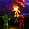 Soothing Glow Robot Lamps Mini Bedside Table Lamps Creative Design LED Desk Lamps  Playroom Decor