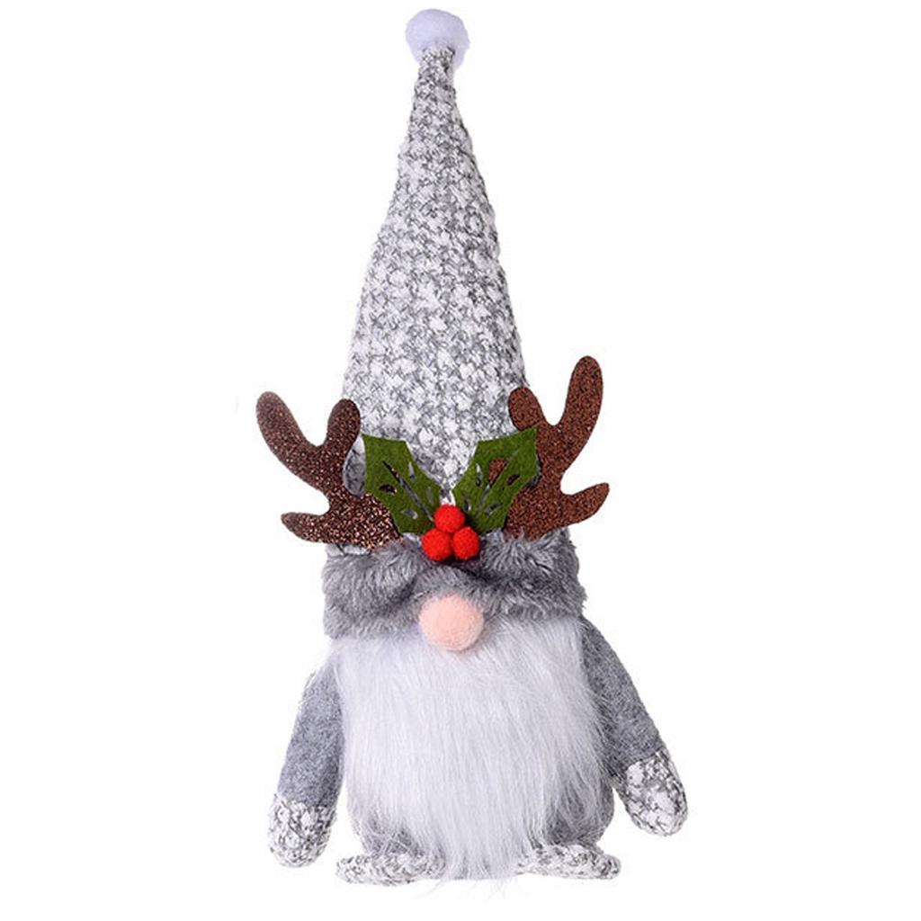 15 Inch Faceless Dwarf Doll Mini Plush Christmas Decoration Crochet Pendant Pendant Handmade Sewing Crafts