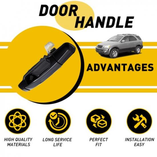 Rear Left Side Driver Outside Outer Door Handle Fits Kia Sorento 03-2006