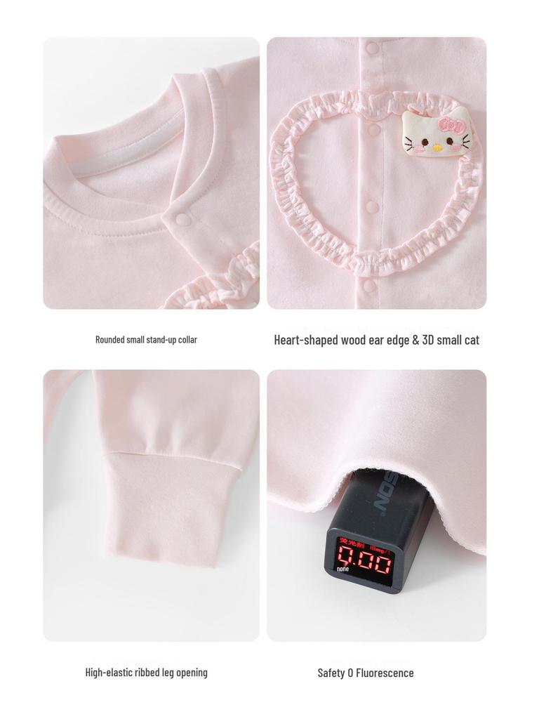 Girls' Autumn Hoodie & Sweatpants Set: Baby Cardigan & Big Butt Pants for Infants & Toddlers