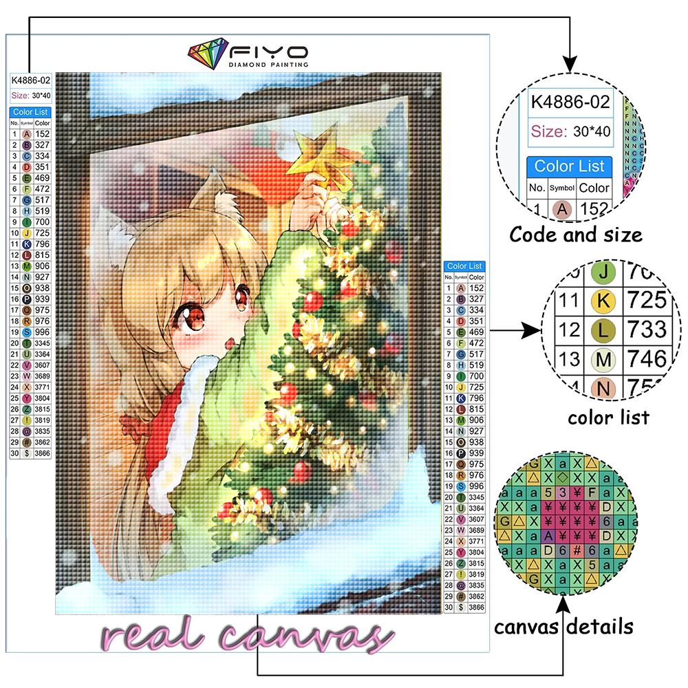 Diamond Painting Christmas Tree Santa Snowman Embroidery Cross Stitch Rhinestone Home Decor