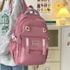 New Backpack Fashion Trendy Junior High School College School School Bag Casual Backpack Large Capacity Versatile Backpack