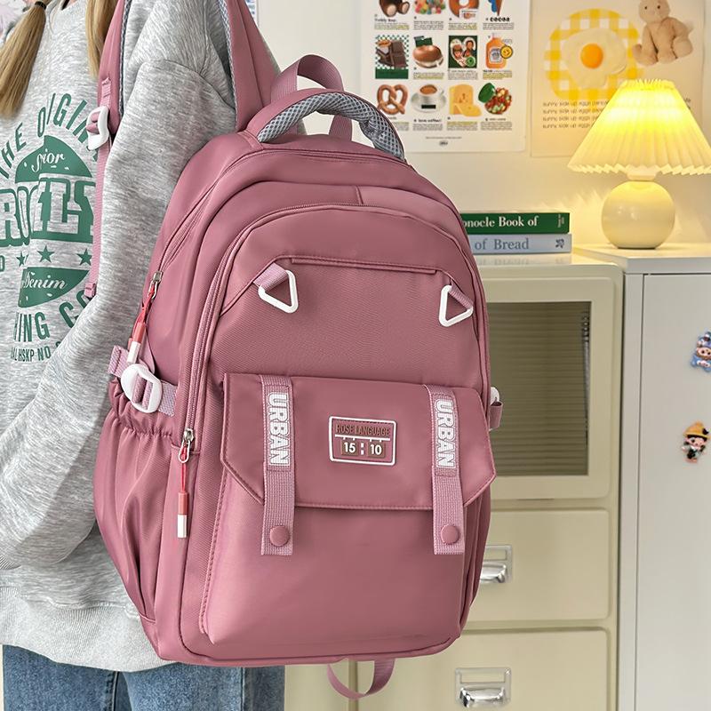 New Backpack Fashion Trendy Junior High School College School School Bag Casual Backpack Large Capacity Versatile Backpack
